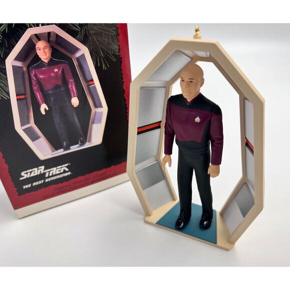 Hallmark Keepsake Ornament Star Trek The Next Generation Captain Jean-Luc-Picard - Picture 3 of 8
